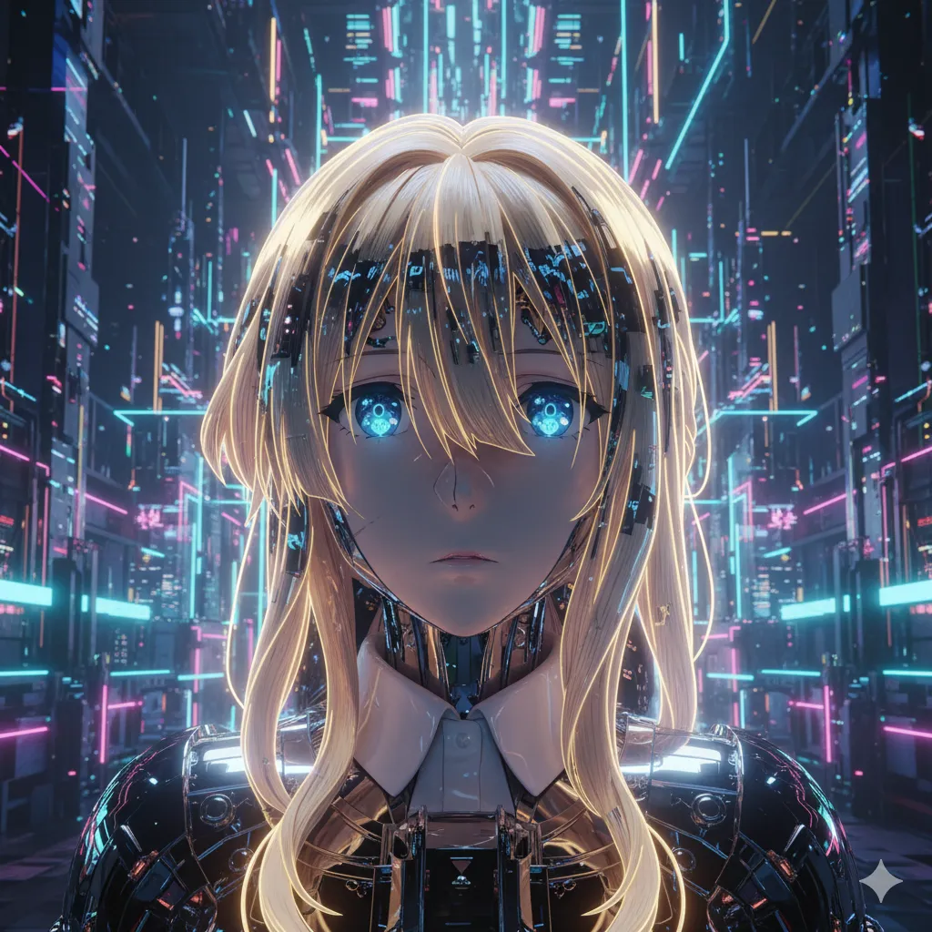 Transform Anime to Neon Sculpture